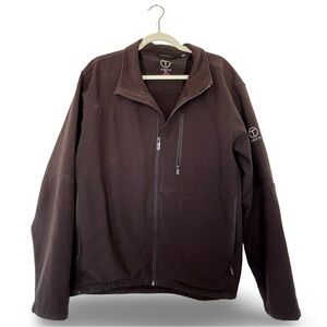 Tumi T-Tech Softshell Mens XL Black Full Zip Jacket